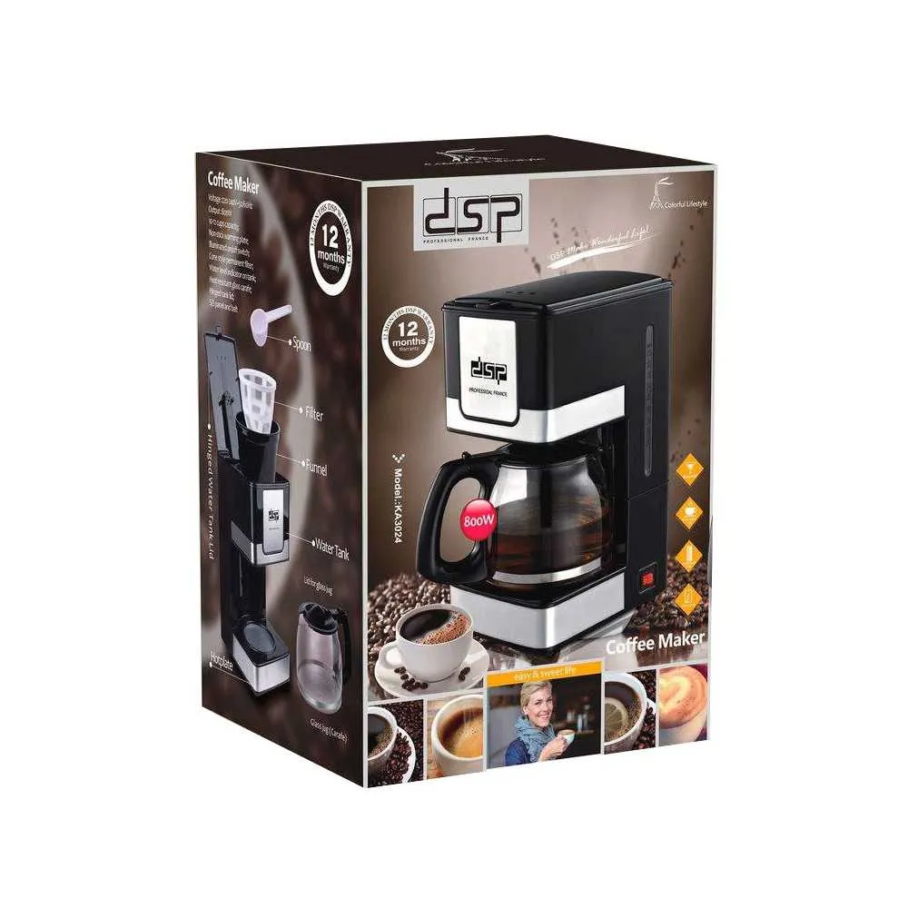 Cafetière Dsp Café Filtre KA3024 - 800 Watts