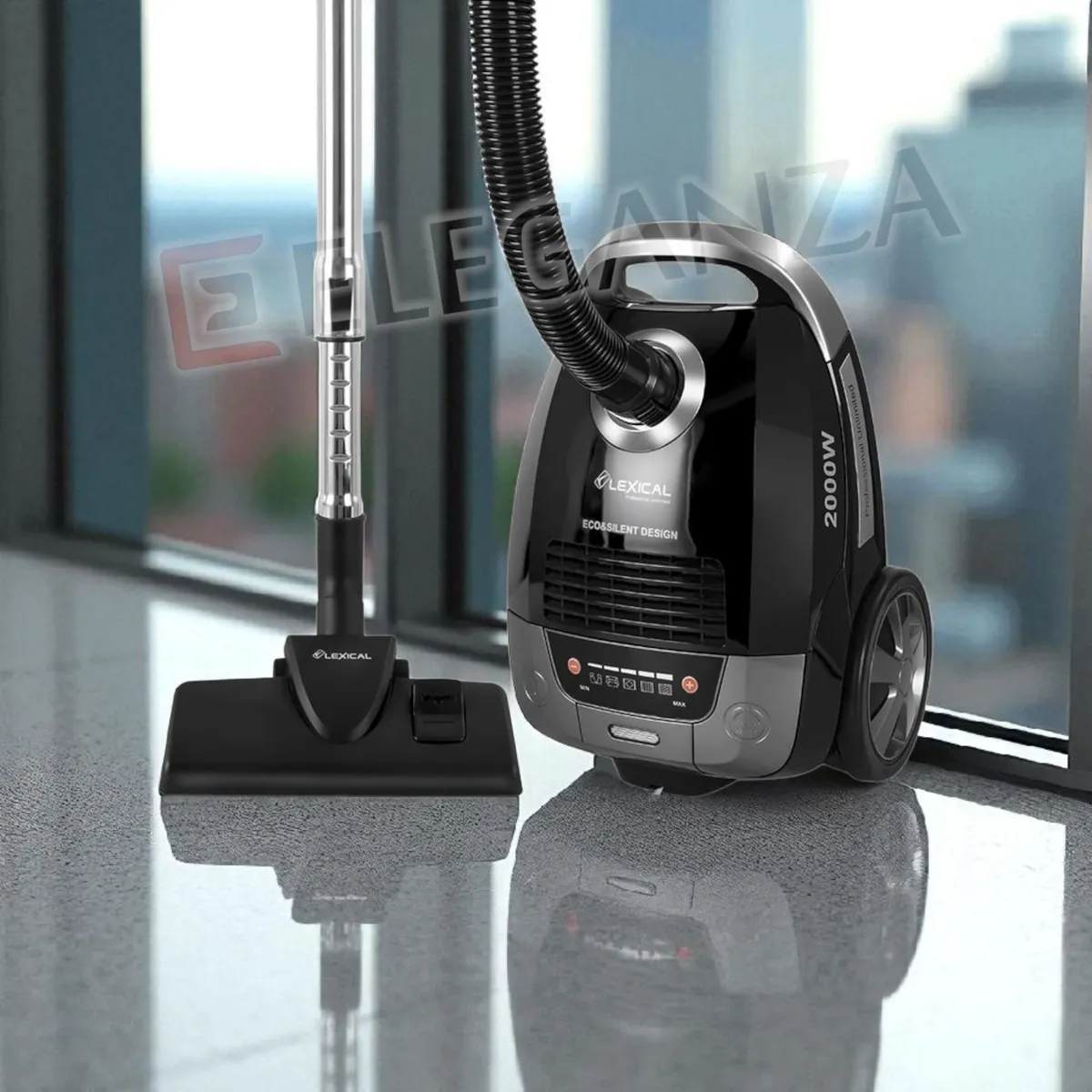 Aspirateur Lexical LVC-4003-2 - 2000 watts - Rouge