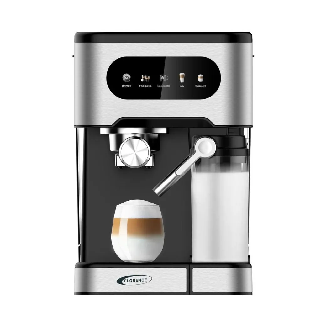Machine à café Florence 5en1  HK459 - Expresso et Nespresso - 1350 Watts -  20 Bars - 1.5 Litres