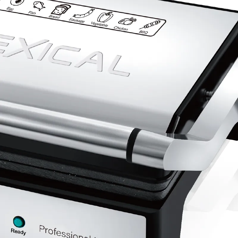 Appareil de Cuisson Panini Lexical  LSM-2571 avec Miniteur - 2000 Watts