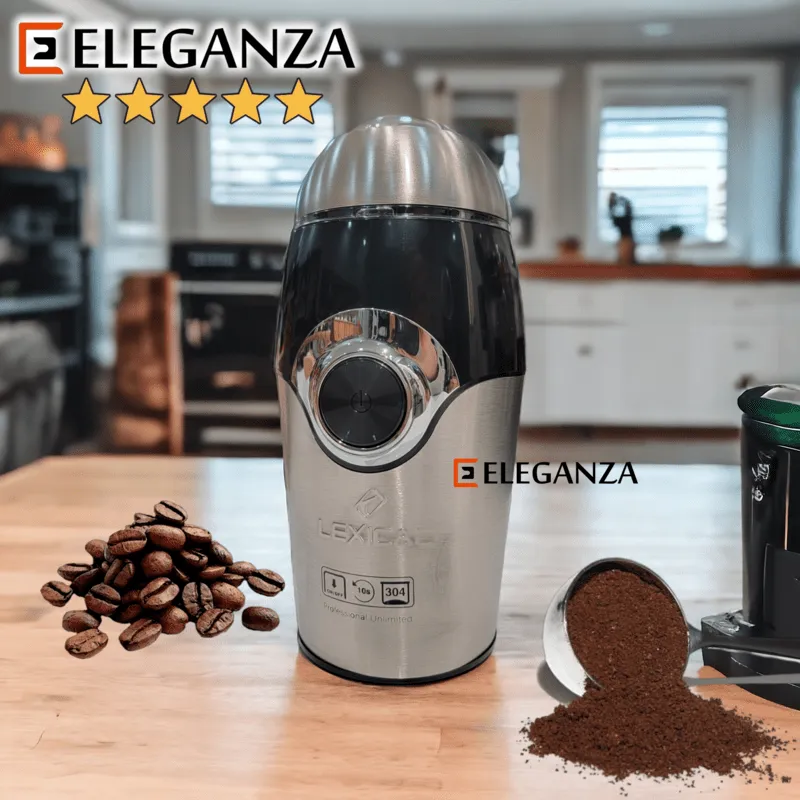 Moulin café et épices Lexical LCG-0710 - Inox 200W
