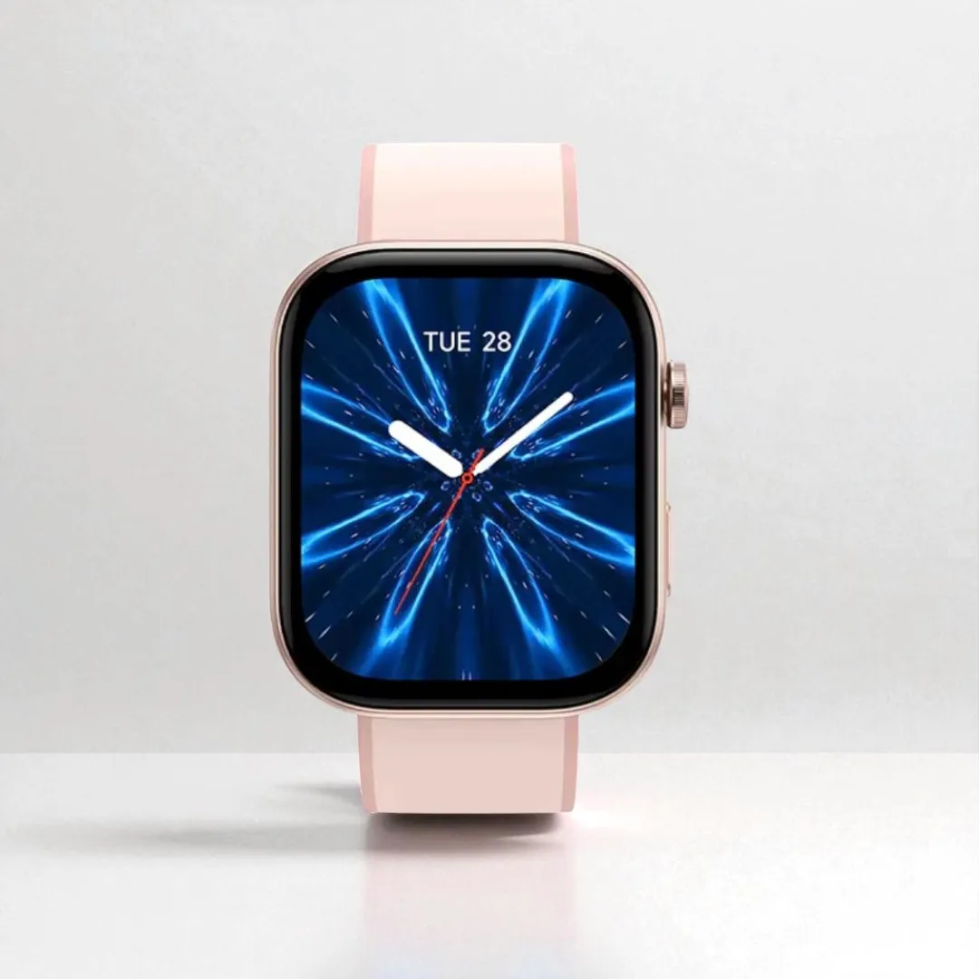 Smartwatch Maxwell GTX12 AMOLED Full Vision HD avec Assistant vocal AI - Créme