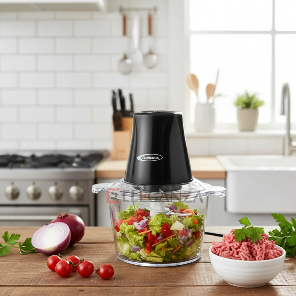 Hachoir à Viande Florence Hk-360 – 400W – 2L - Noir