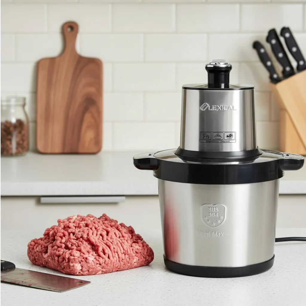 Hachoir à Viande En Inox LCH-1990  Lexical  - 8L - 800 Watts