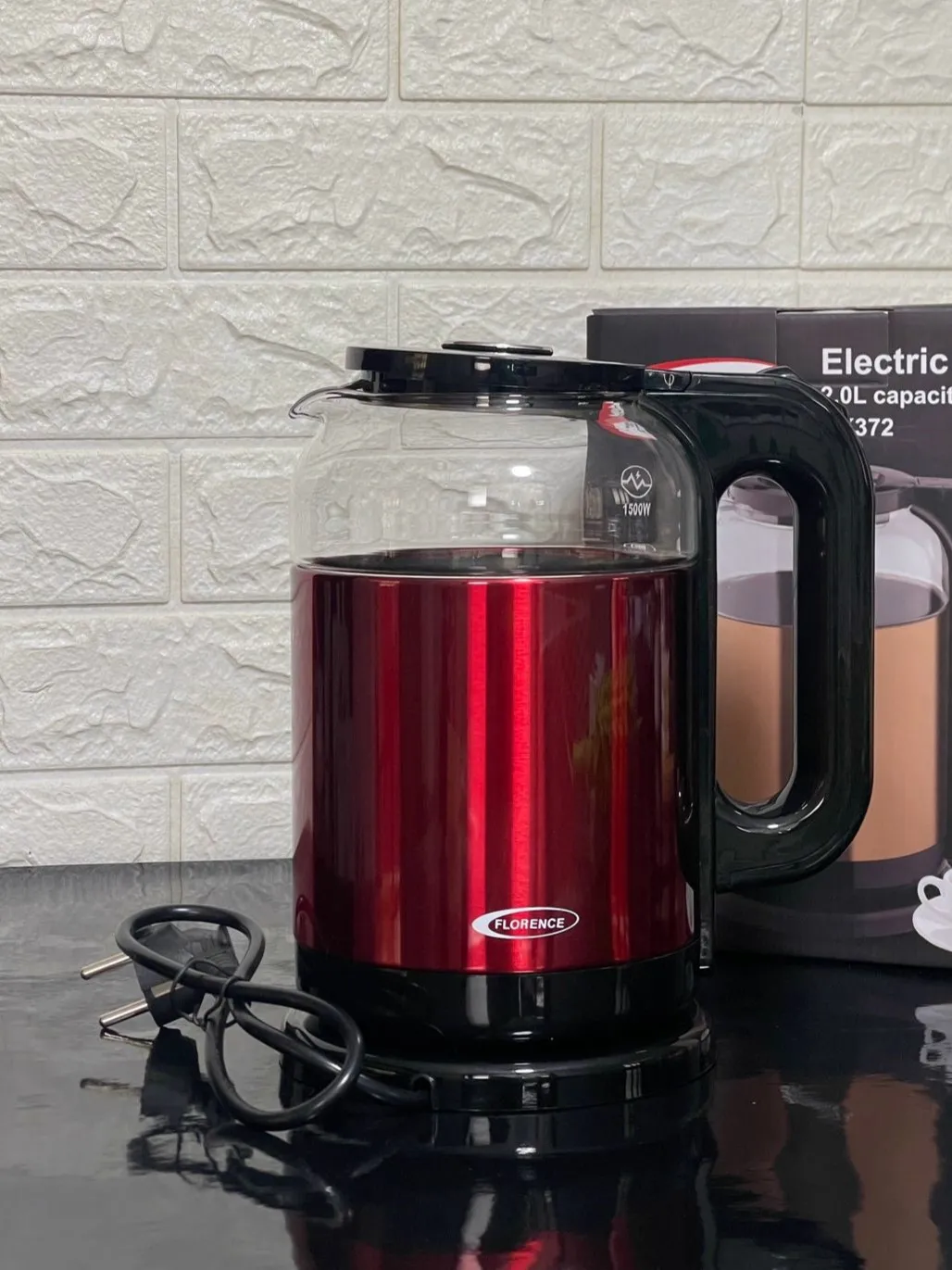 Bouilloire Sans Fil FLORENCE HK-372 - 2 Litres