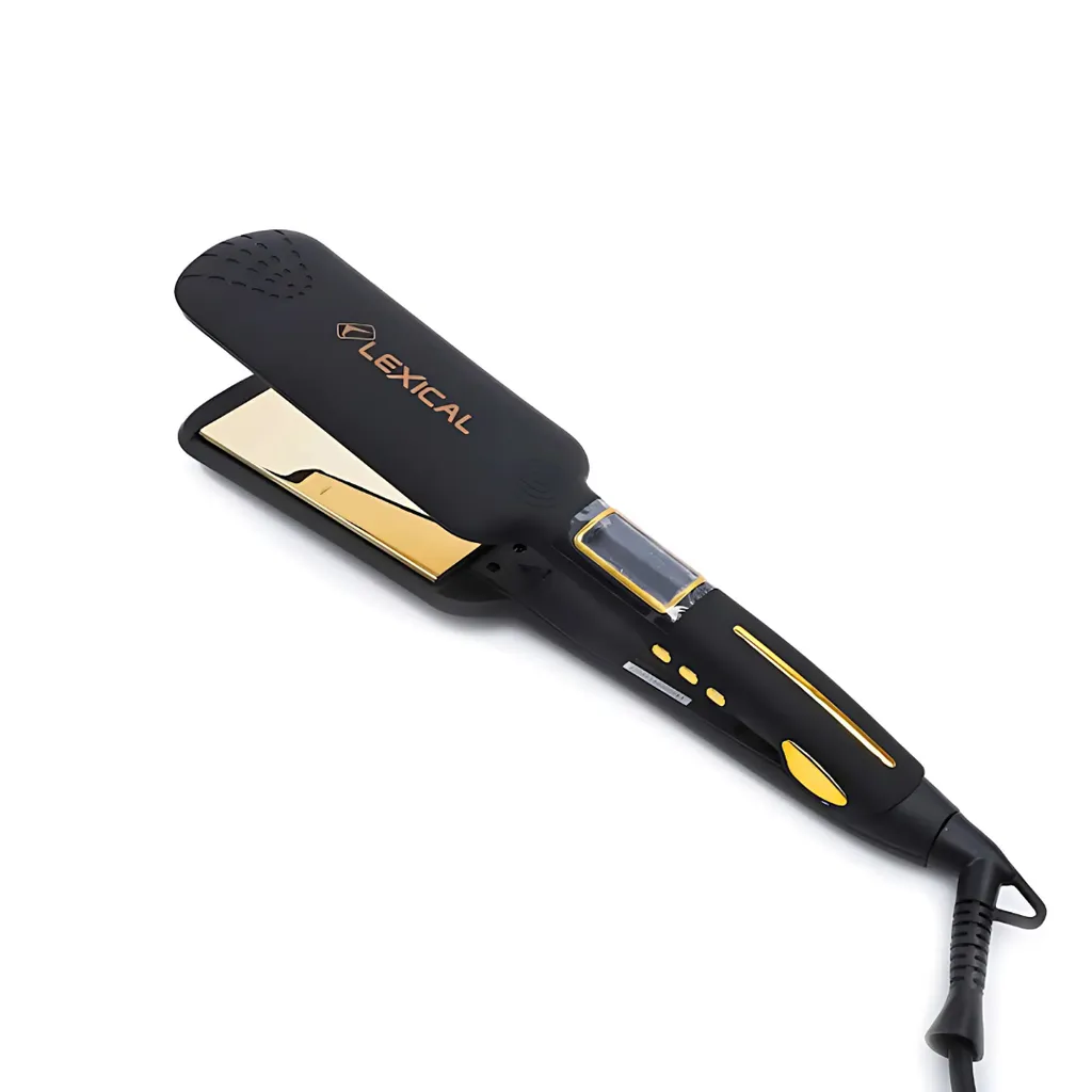 Plaque Cheveux avec Sérum Gratuit Lexical LHS-5390 65 Watts  Noir