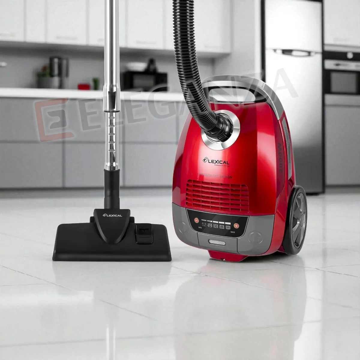 Aspirateur Lexical LVC-4003-2 - 2000 watts - Rouge