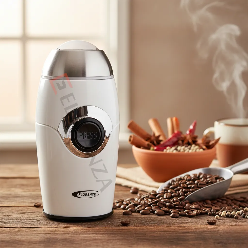 Moulin à café florence HK405 - 200W - Blanc