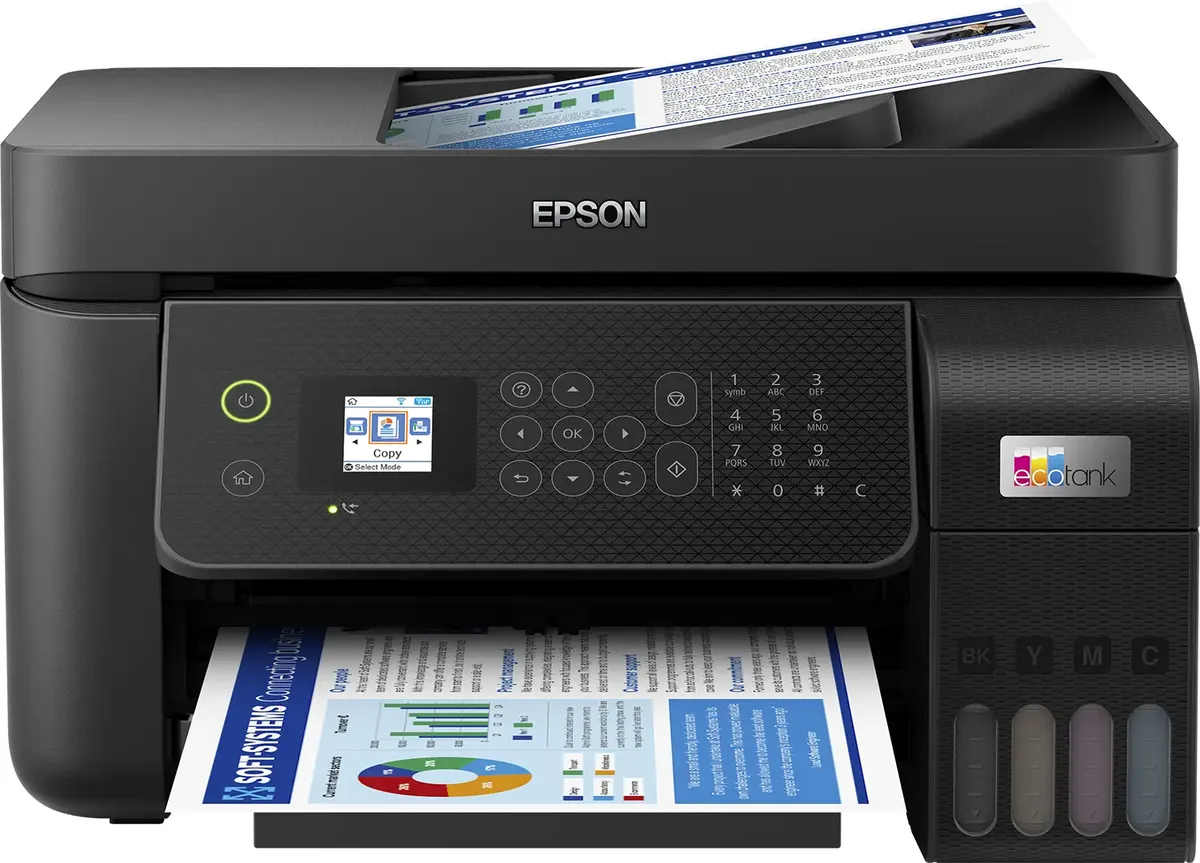 Imprimante Et Multifonction Jet d'encre  Imprimante à Réservoir Intégré EPSON ECOTANK L5290 4En1 Couleur A4 WIFI