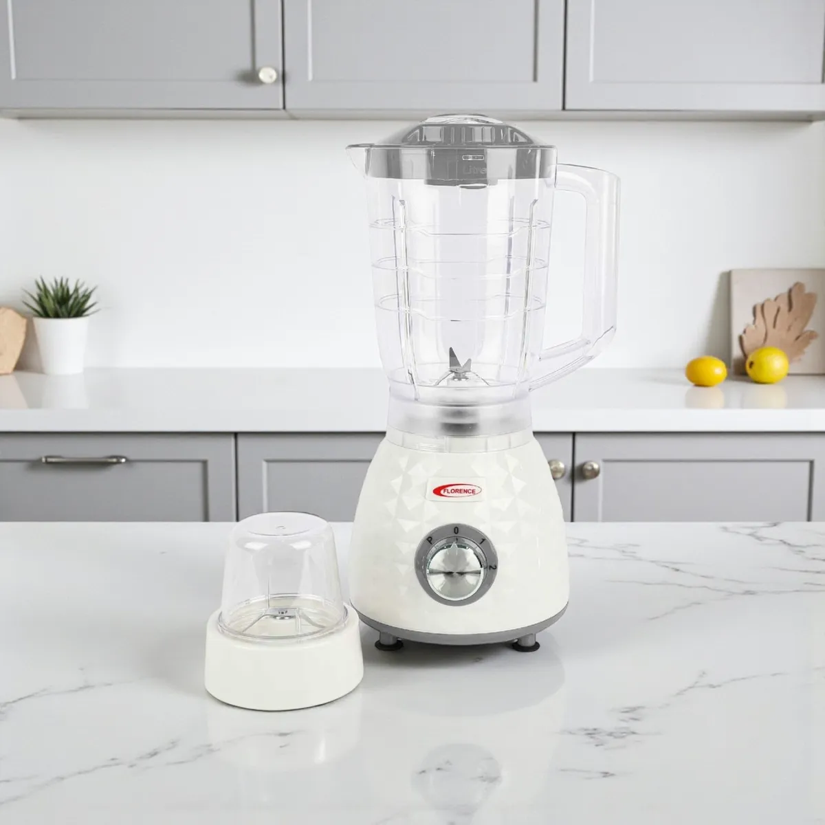 Blender Électrique Florence BL820 – 1000W – 1,5L - Gris