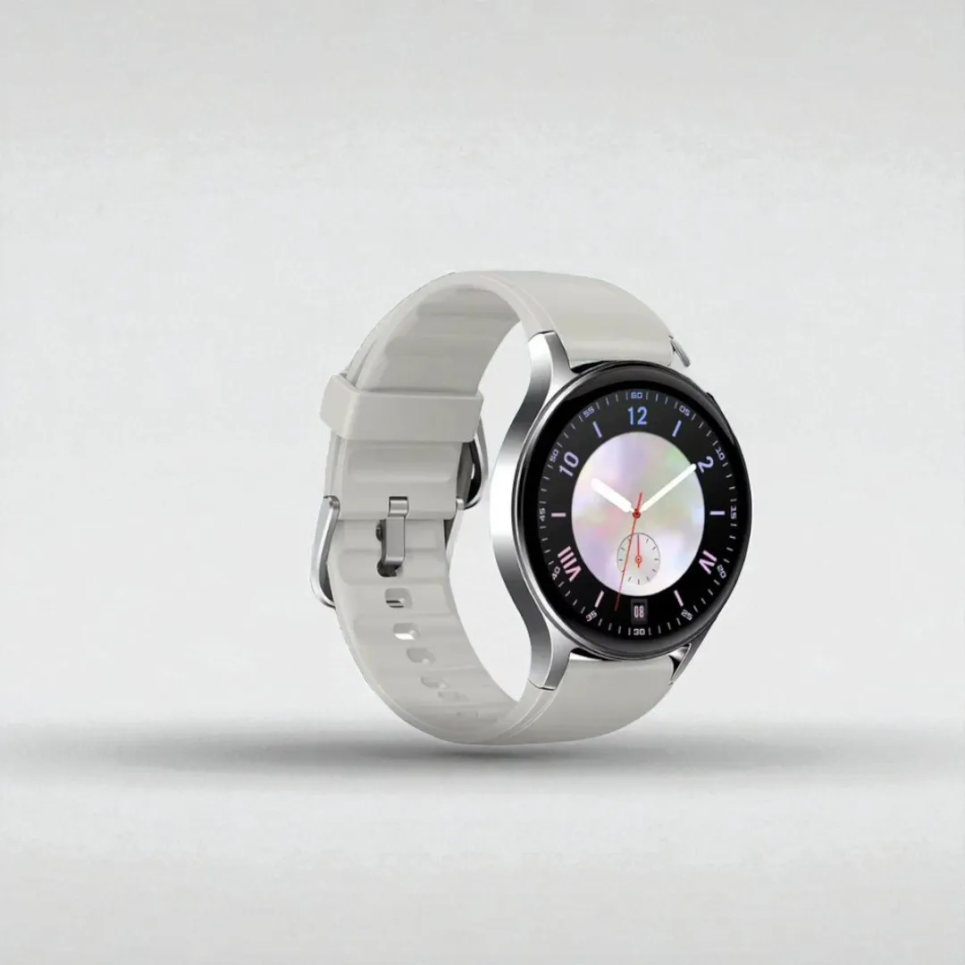 Smartwatch Maxwell AR01 – Écran AMOLED, Suivi Santé & Fitness - Silver
