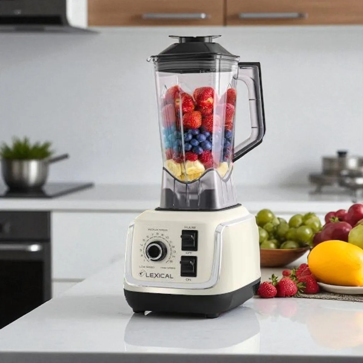 Blender 2En1 Lexical LBL-1570 - 1500 Watts - 2.5 Litres - Beige