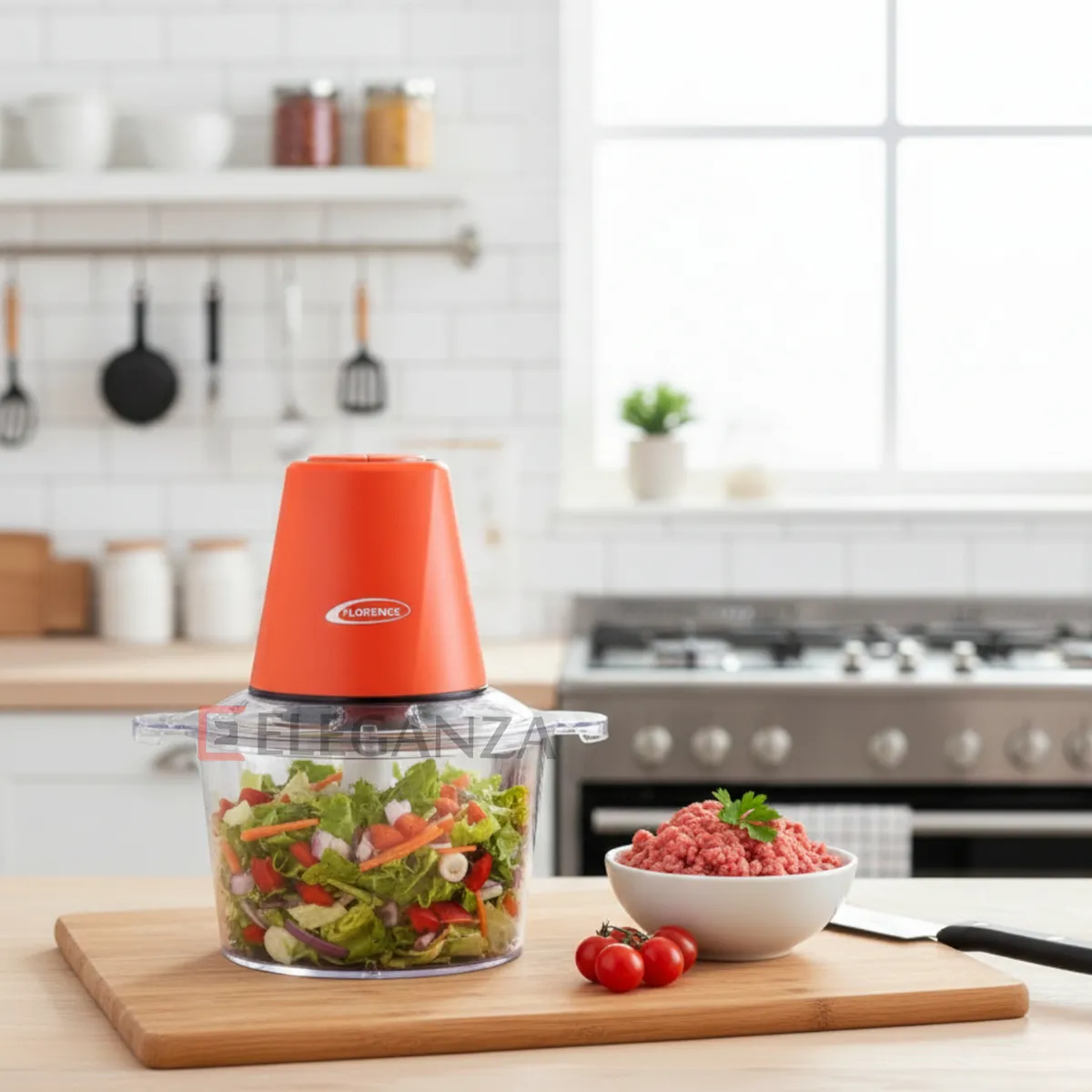 Hachoir à Viande Florence Hk-360 – 400W – 2L - Rouge