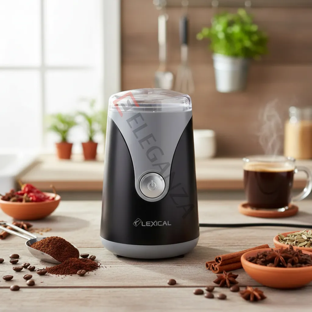 Moulin à café électrique Lexical LCG-0702 - 200W - Noir