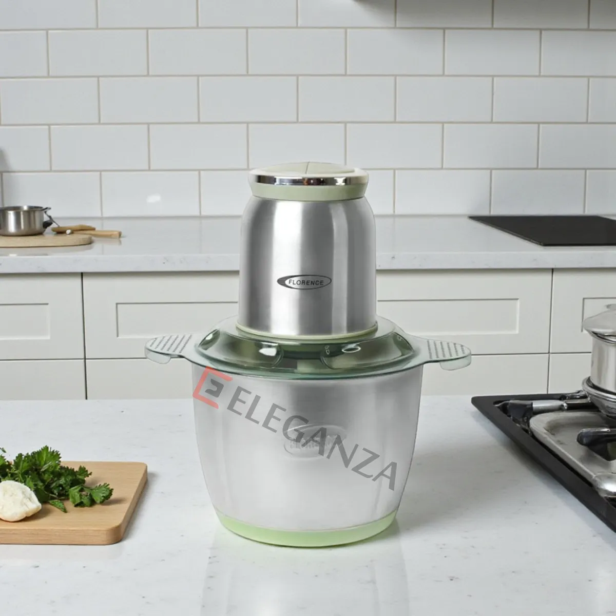 Hachoir à Viande Florence - inox- AT-7002 - 3 Litres - Vert