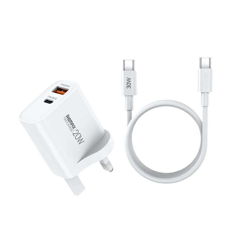 Chargeur 20W USB + Type-C avec Câble Type-C
