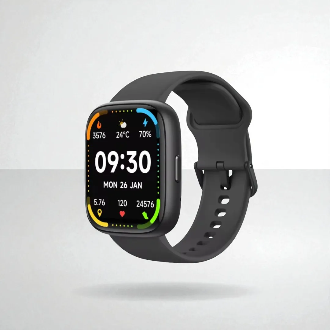 Smartwatch Maxwell IDW26 – Design Moderne, Appels Bluetooth & Assistant Vocal Alexa - Noir
