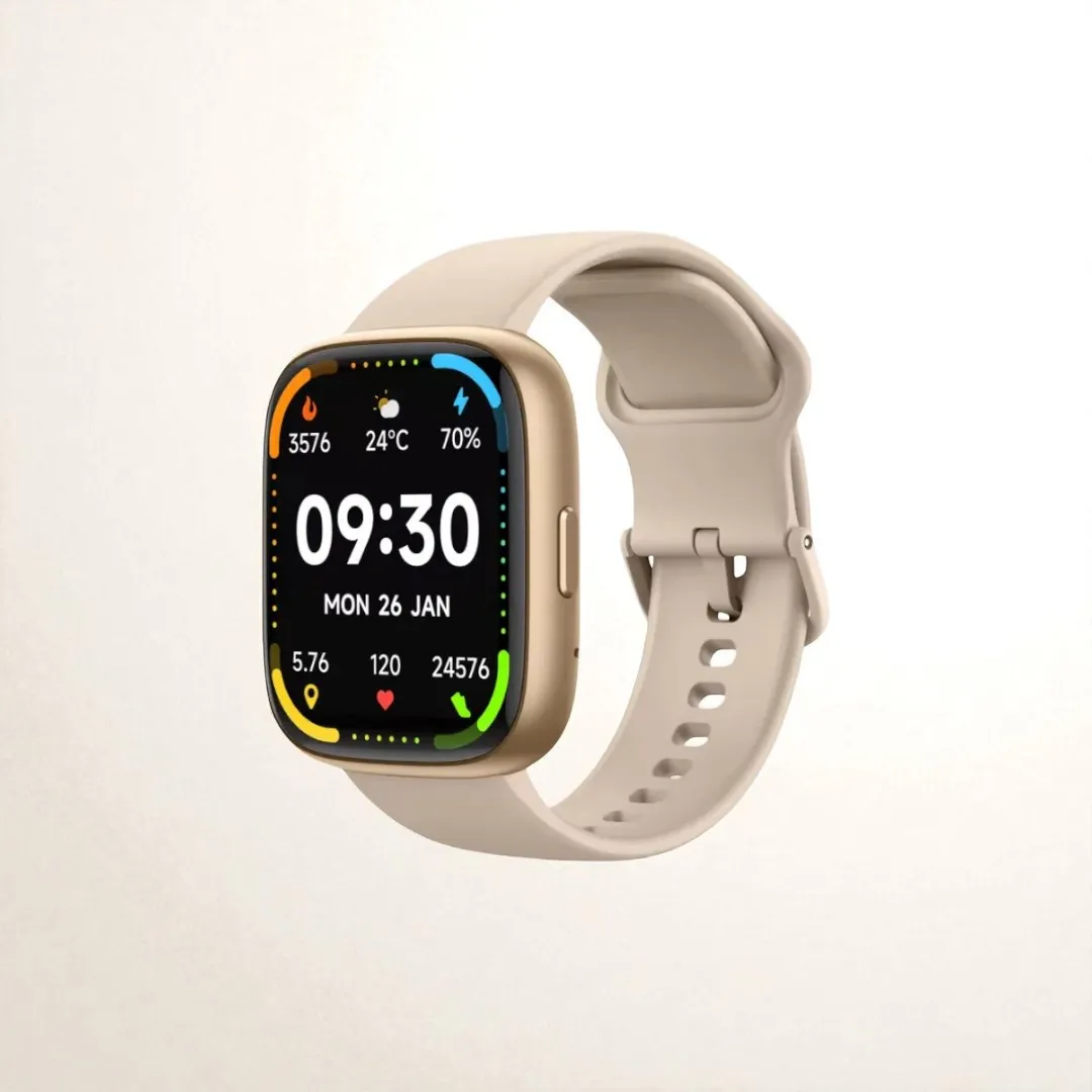 Smartwatch Maxwell IDW26 – Design Moderne, Appels Bluetooth & Assistant Vocal Alexa - Rose