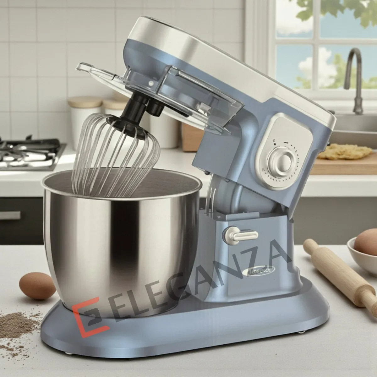 Robot Pétrin FLORENCE GM-M061C – 6.5L – 1600W - Bleu